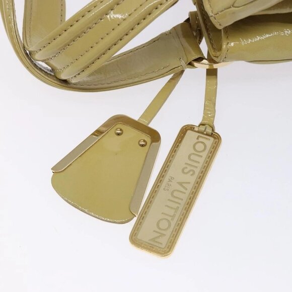 LOUIS VUITTON Cruise Line Sac Bicolor Hand Bag Enamel Yellow M92547 Auth BA4124 - Picture 13 of 16